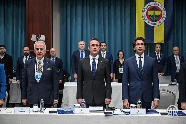 Fenerbahçe Başkanı Ali, Faruk Ilgaz Tesisleri'ndeki Yüksek Divan Kurulu toplantısında önemli açıklamalarda bulundu.