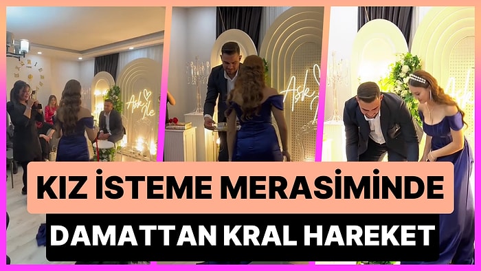 Kız İsteme Merasiminde Gelinin 'Tuzlu Kahve Tepsisi'ni Taşımasına Yardım Eden Damadın Kral Hareketi Viral Oldu