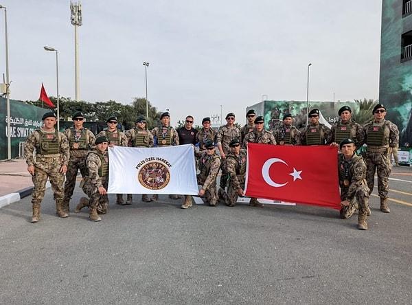Türk Polis Özel Harekat ekibi ise performansıyla beğeni topladı.