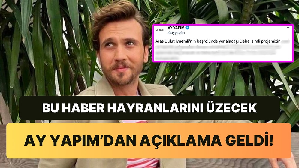 İptal mi Oldu? Aras Bulut İynemli'nin Başrolünde Oynayacağı Deha Dizisi ile İlgili Ay Yapım'dan Açıklama Geldi