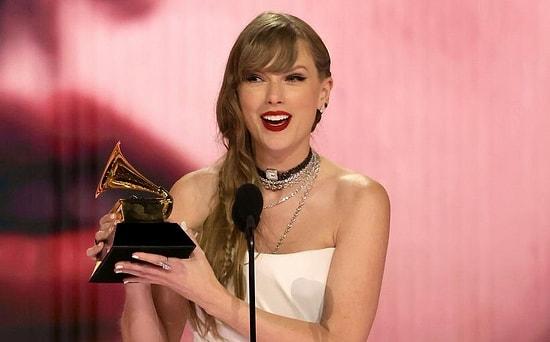 Taylor Swift Unveils New Album 'The Tortured Poets Department' in Grammy Acceptance Speech