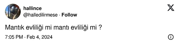 Mantı evliliğini ilk defa duyuyorum.😂