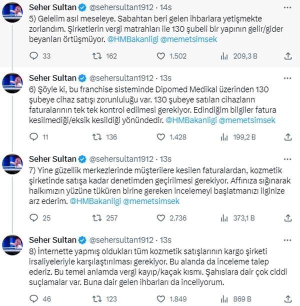 Anlayacağınız Dilan Polat'a karşı topyekün bir savaş başlatan Seher Sultan'ın paylaşımları o dönem sosyal medyayı epey karıştırmıştı.