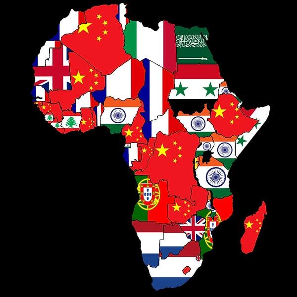 5. Afrika ülkelerinde Afrikalı olmayan en popüler ülke nüfusları.