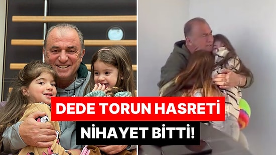 İmparator Lakaplı Teknik Direktör Fatih Terim'in Aylar Sonra Torunlarıyla Buluştuğu Anlar Yürek Burktu