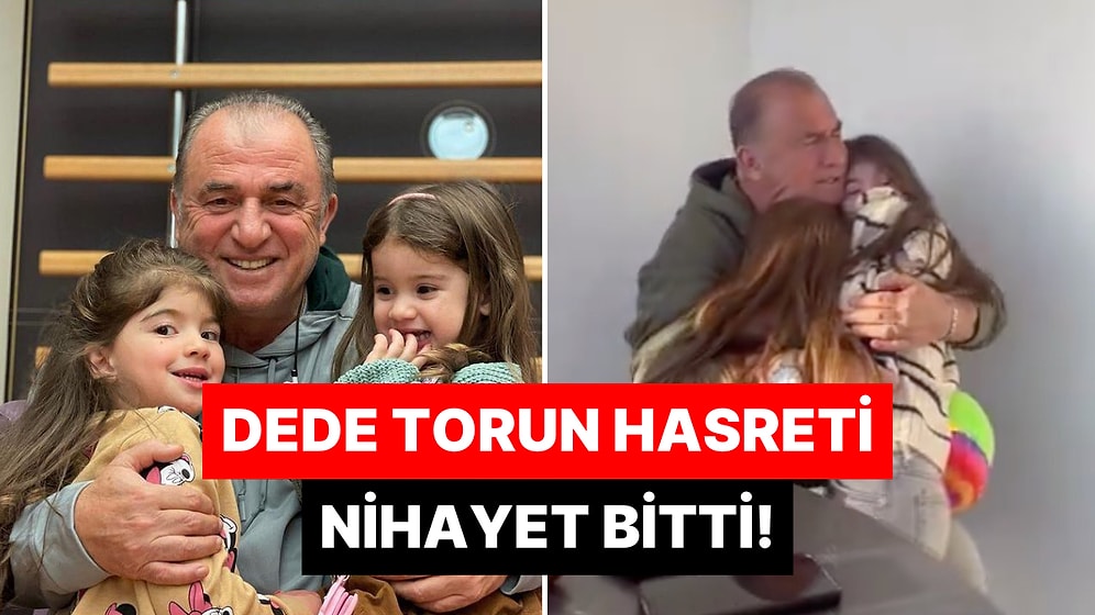 İmparator Lakaplı Teknik Direktör Fatih Terim'in Aylar Sonra Torunlarıyla Buluştuğu Anlar Yürek Burktu