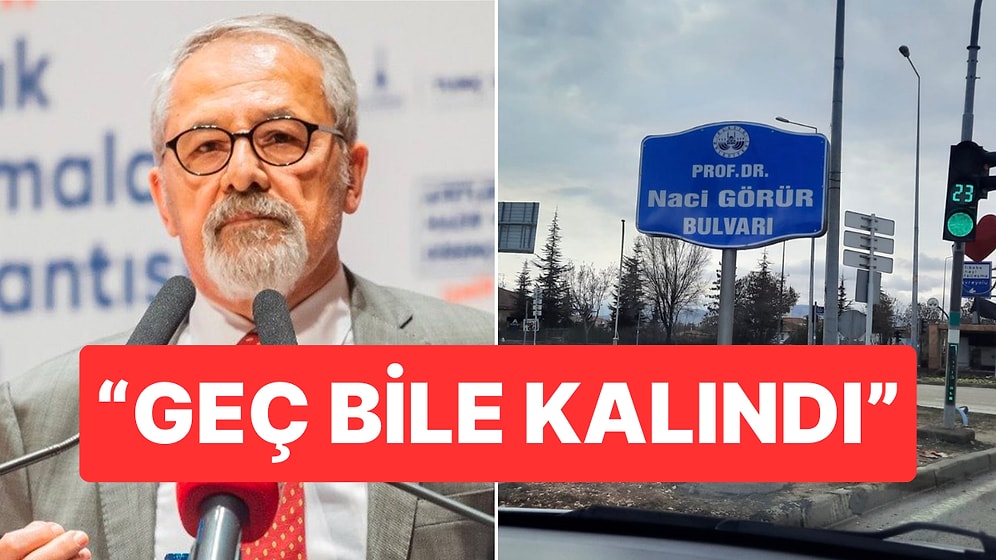 Deprem Uzmanı Prof. Dr. Naci Görür'ün Adı Memleketinde Bir Bulvara Verildi