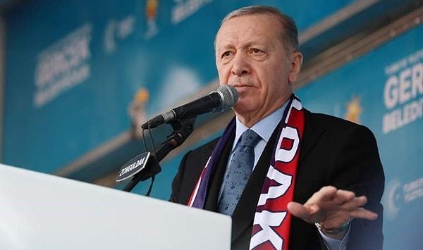 Cumhurbaşkanı Recep Tayyip Erdoğan, Zonguldak’taki Madenci Anıtı’nda düzenlenen mitingde konuştu.