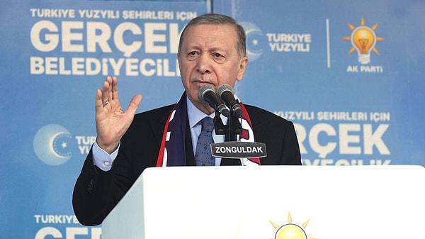 "9 ay önce 20 Nisan tarihinde gelmiştim. Karadeniz doğalgazını resmen devreye almanın gururunu yaşamıştık. Ücretsiz doğalgaz desteğimizi sürdürüyoruz. İlk ay konutlardan hiçbir ücret almadık'' diyen Cumhurbaşkanı Erdoğan sözlerine şöyle devam etti: