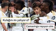 Camavinga, Arda Güler'in Real Madrid'e Kazandırdığı Penaltı Sonrasında Milli Futbolcunun Kulağını Öptü!