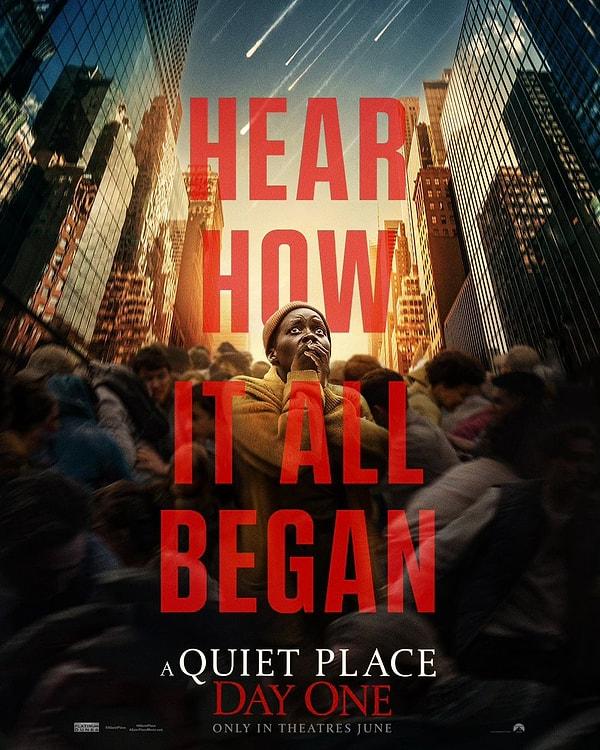 A Quiet Place: Day One filminden ilk afiş yayımlandı.