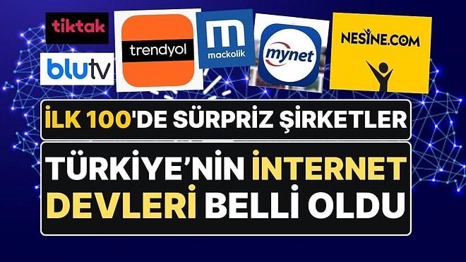 Türkiye'de Gelirinin Tamamını İnternetten Elde Eden En Büyük Şirketler Açıklandı