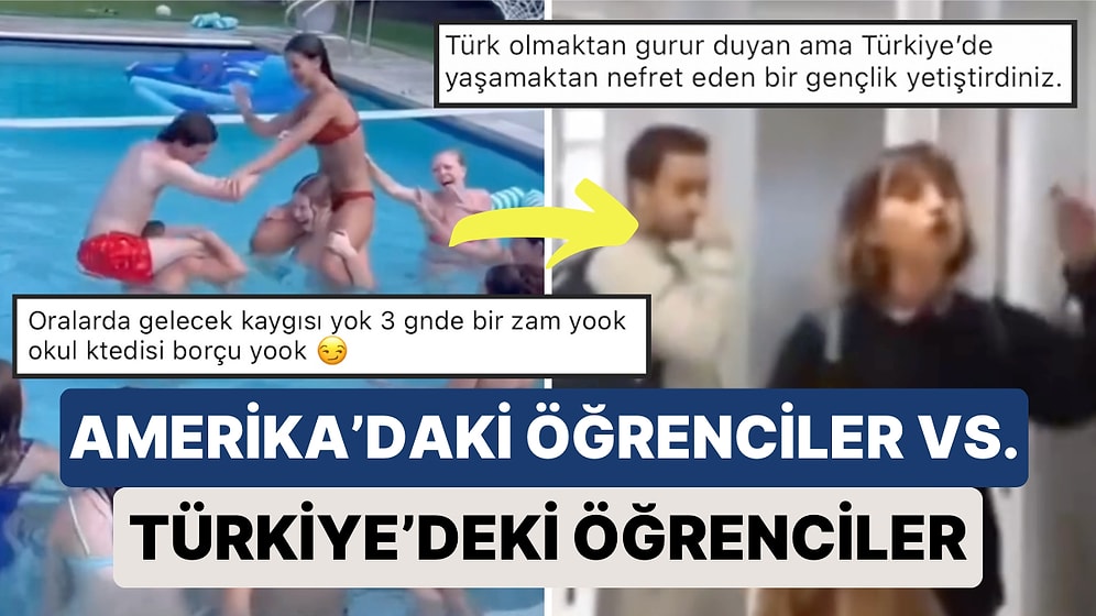 Amerika'daki Öğrencilerle Türkiye'deki Öğrencilerin Karşılaştırıldığı Video Uzun Uzun Düşündürdü