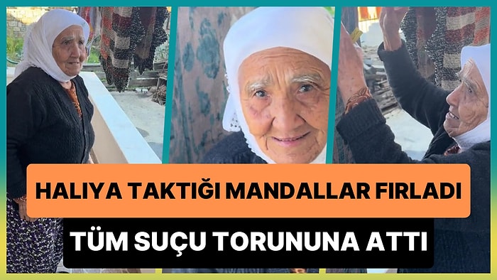 Balkona Astığı Halılar Düşmesin Diye Taktığı Mandallar Fırlayınca Tüm Suçu Torununa Yıkan Nine