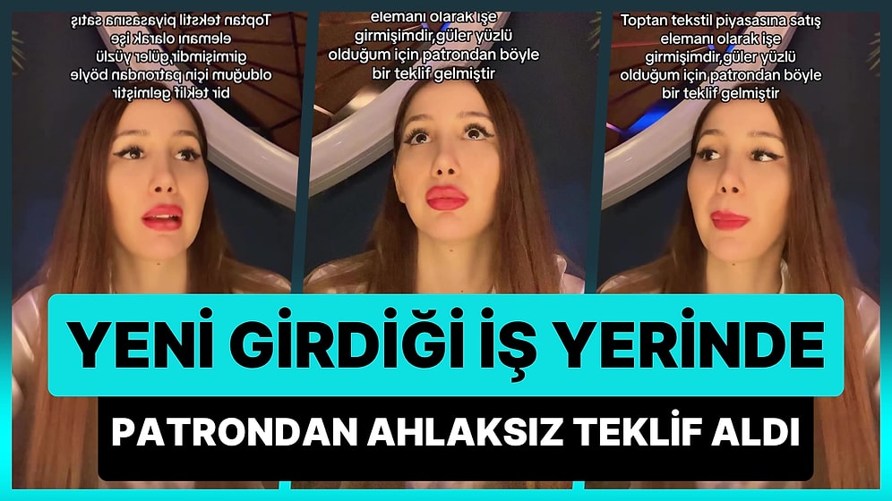 Güler Yüzlü Olduğu İçin Patronun Kendisine Ahlaksız Teklifte Bulunduğunu Şehrazat Repliği ile Anlattı