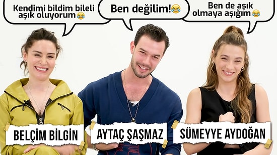 Aytaç Şaşmaz, Sümeye Aydoğan ve Belçim Bilgin Sosyal Medyadan Gelen Soruları Yanıtlıyor I Hatıran Yeter