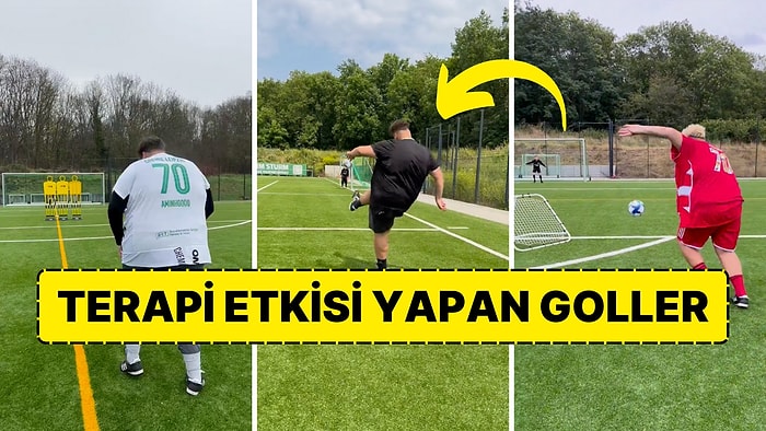 Fazla Kilolarıyla Dikkat Çeken Futbolcunun Duran Toplardaki Yeteneği Viral Oldu