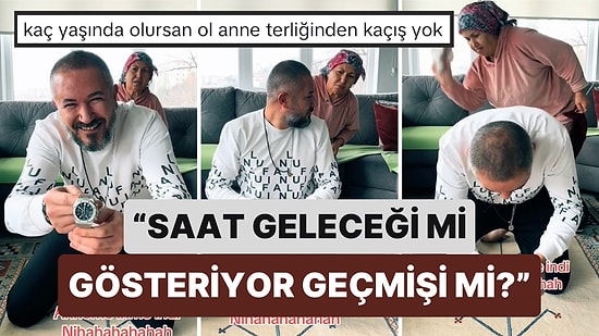 Saatin 120 Bin TL Olduğunu Duyunca Oğlunun Yaşına Bakmadan Terlikle Saldıran Annenin Sevimli Anları