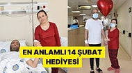 Hem Kalbini Hem Böbreğini Verdi! Böbrek Yetmezliği Hastası Eşine 14 Şubat'ta Böbreğini Verdi