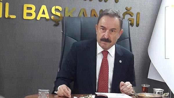 Genel merkezdeki olaylı tanıtım sonrasında İYİ Parti İl Başkanı Yener Yıldırım genel merkez tarafından görevden alındı.