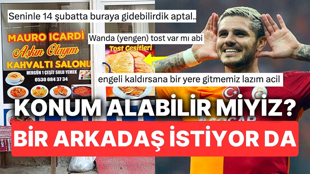 Icardi'ye Olan Fazla Sevgisini Tostçuya Taşıyan Bir Vatandaş İştahların Kabarmasına Sebep Oldu