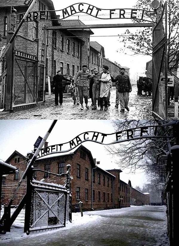 Auschwitz 79 years ago and today.