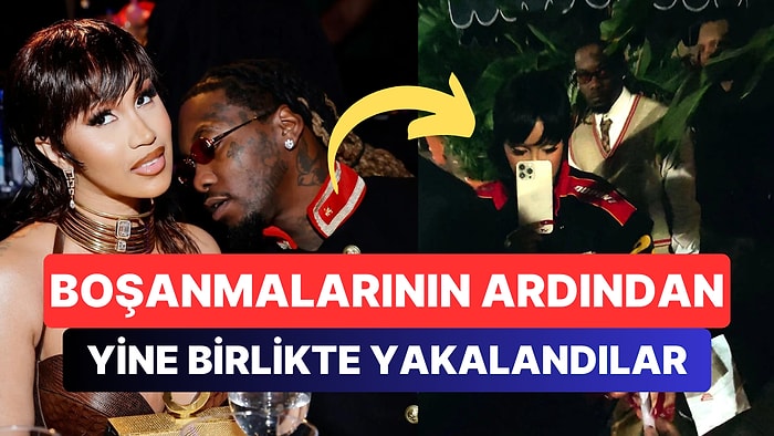 Cardi B ve Offset Çifti Boşanmalarına Rağmen Yine Birlikte Görüldüler: Sevgililer Gününü Baş Başa Geçirdiler