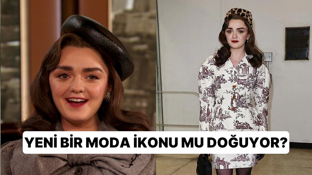 Asi Ruhlu Bir Savaşçıdan Moda İkonuna: Maisie Williams Göz Alıcığı Kıyafetiyle Ortalığı Kasıp Kavurdu!