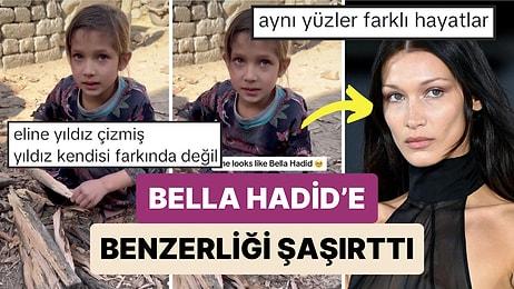 Bella Hadid'den Daha Bella Hadid! 6 Yaşındaki Afgan Kızın Bella Hadid'e Benzerliği Görenleri Şaşkına Çevirdi