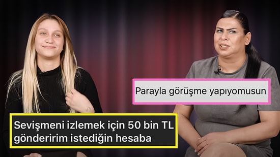 "Köpeğin Olmak İstiyorum": Konsomatris Kirli Dilek ve Sıla Sultan Kendilerine DM'den Gelen Mesajları Yanıtladı