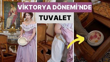 Bir Kadın Viktorya Dönemi'nde Kadınların Tarlatanlı Elbiselerle Nasıl Tuvalet İhtiyacını Giderdiğini Gösterdi