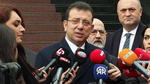 İmamoğlu, İstanbul Ticaret Odası (İTO) Yönetim Kurulu Başkanı Şekip Avdagiç'ı ziyaret ettikten sonra basının sorularını yanıtladı.