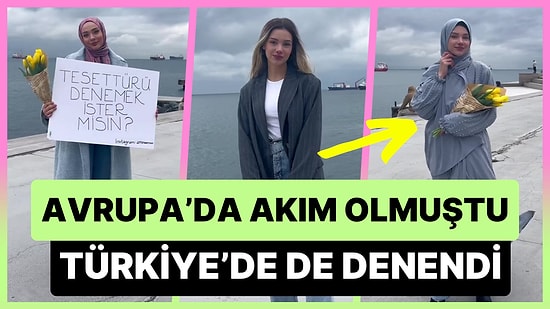 Avrupa'da Müslüman Olmayan Kadınlara Yapılmıştı: Türkiye'de 'Tesettür Denemek İster misin?' Akımı