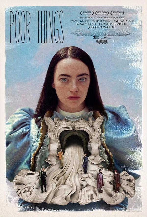 Hadi, Emma Stone'un açık göğsünden akan duyguların dalgalarını gösteren poster hakkında konuşalım.