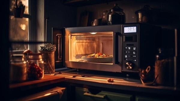 7. Saklama kabındaki yiyecekleri mikrodalga fırında ısıtmayın.