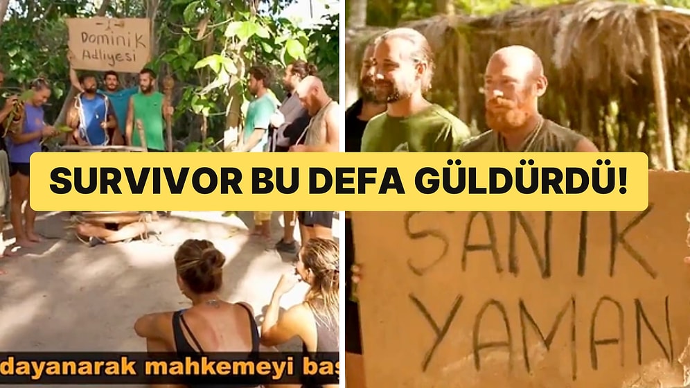 Survivor'da Yaman'ın Kekemeliğinden Dolayı Oyun Kaybettirmesinin Ardından Mavi Takım "Dominik Adliyesi" Kurdu!