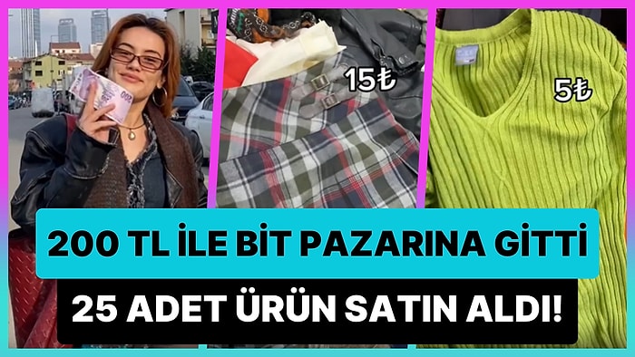 Bit Pazarından 200 TL'ye 25 Parça Ürün Satın Alan Kadının Gündem Olan Paylaşımı