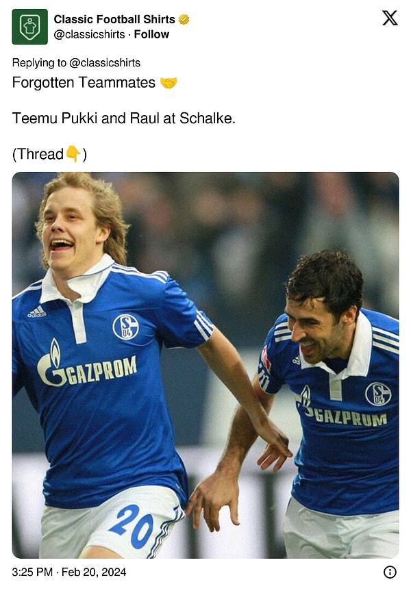 Unutulan ikililerden birisi de Schalke 04 forması giyen Raul ve Pukki ikilisiydi.