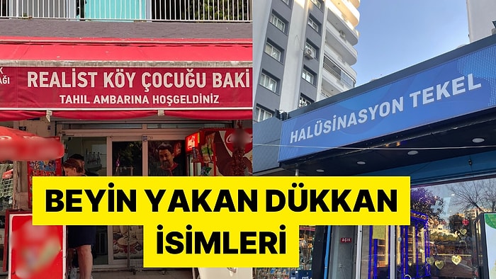 Dükkanlarına Koydukları Enteresan İsimlerle Reklamın Kralını Yapan İşletme Sahipleri