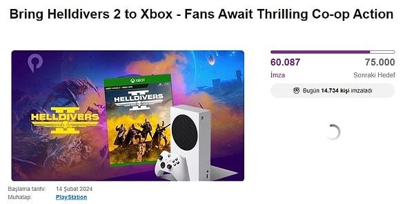Xbox oyuncuları imza kampanyası başlattı.