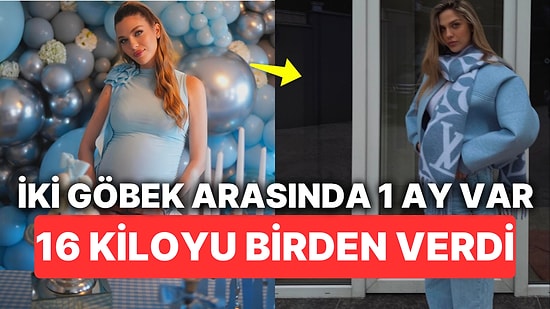 İkizlerini Kucağına Alan Yasemin Tatlıses'in Doğum Kilolarından Bir Anda Kurtulması "Bu Nasıl Gen?" Dedirtti