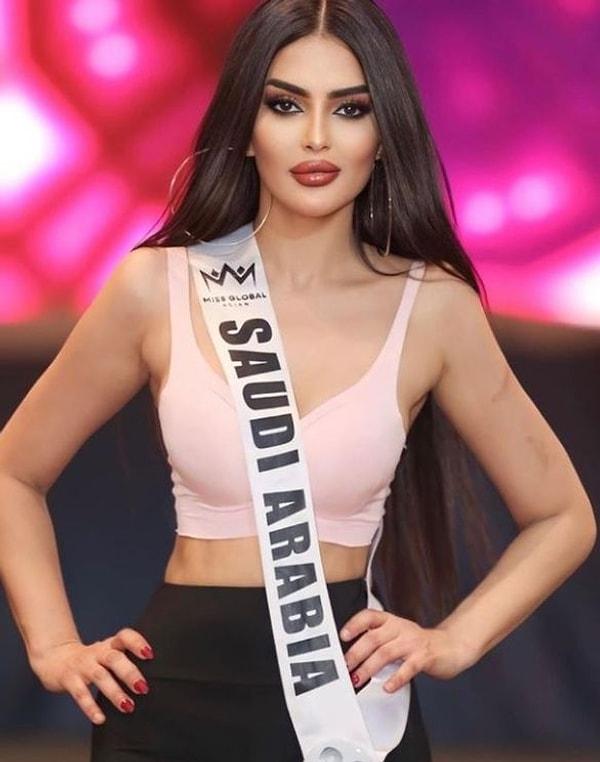 Son olarak Suudi model Rumy al-Qahtani, Malezya'da düzenlenen Miss & Mrs Global Asian adlı güzellik yarışmasında Suudi Arabistan adına yarıştı.