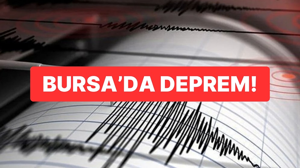 Bursa Gemlik’te 4.1 Büyüklüğünde Deprem: İstanbul’dan da Hissedildi