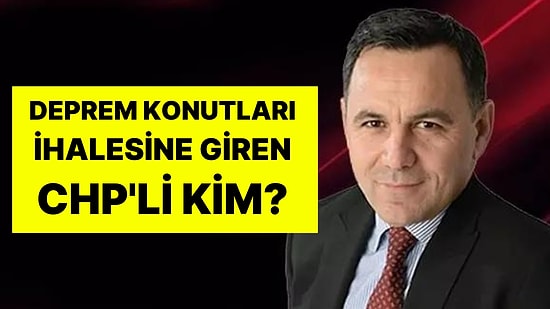 Gazeteci Deniz Zeyrek'ten Çok Konuşulacak İddia: 'CHP'de Vekil Olan İsim Hatay'da Köy Konutları İhalesi Almış'