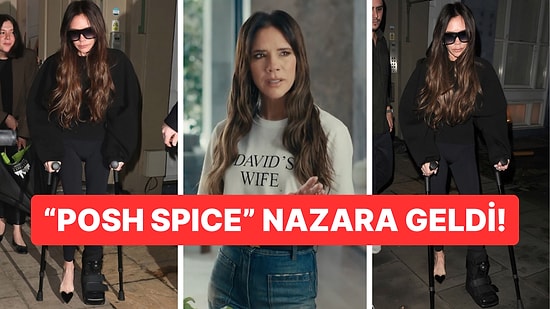 Bunlar Hep Nazardan! Kocası David Beckham'ı Paylaşımlarıyla Gözümüze Sokan Victoria Beckham'ın Ayağı Kırıldı