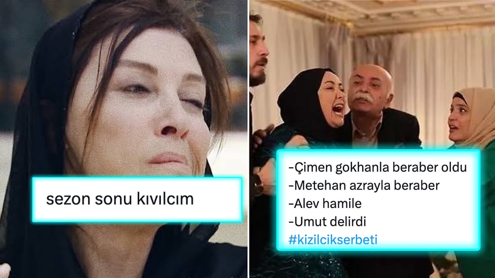 Alev'in Apo'dan Hamile Kalmasıyla Dumur Olduğumuz Kızılcık Şerbeti Son Bölümüne Gelen Tepkiler