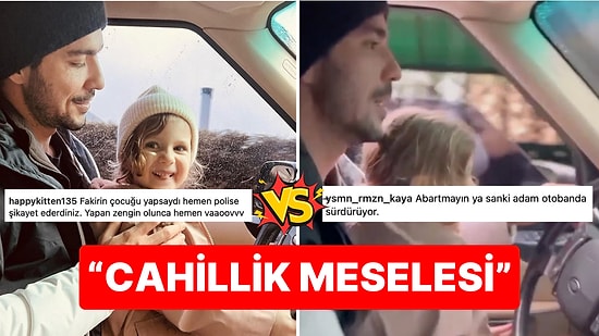 Yeğenini Direksiyona Oturtup Araba Kullandıran Kaan Yıldırım Büyük Tepki Topladı!