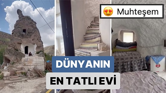 Kapadokya'da Bir Peribacasının İçinde Yaşayan Teyzenin Kurduğu Yaşam Alanına Bayılacaksınız