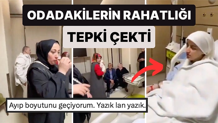 Yeni Doğum Yapmış Bir Kadının Yorgunluğu Yüzünden Okunurken Odadaki İnsanların Rahatlığı Tepki Çekti