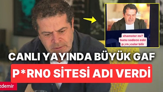 Twitter'ın Yeni Adını Söylemeye Çalışırken Yetişkin İçerik Sitesi İsmi Söyleyen Cüneyt Özdemir'in Büyük Gafı
